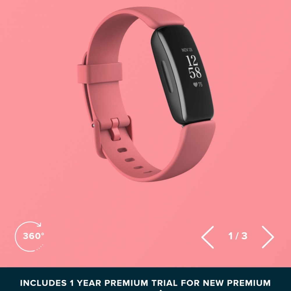 Desert Rose Inspire 2 Fitbit
